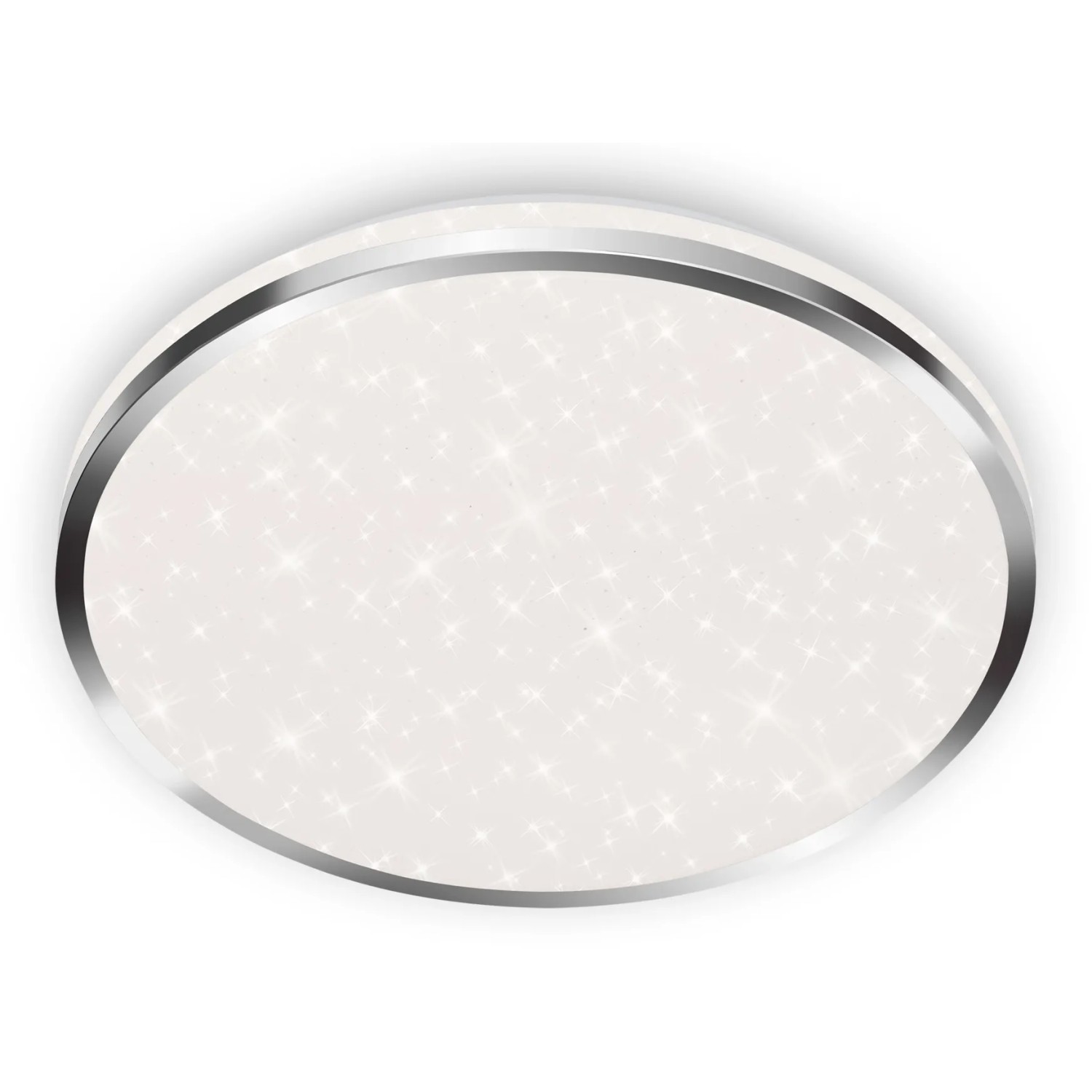 E-shop Briloner Stropné LED svietidlo ACORUS 1x LED/18 W, pr. 33 cm, chróm