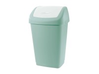 Tontarelli Odpadkový kôš AURORA Swing Bin zelená/biela, 19 x 23,5 x 39 cm, 9 l