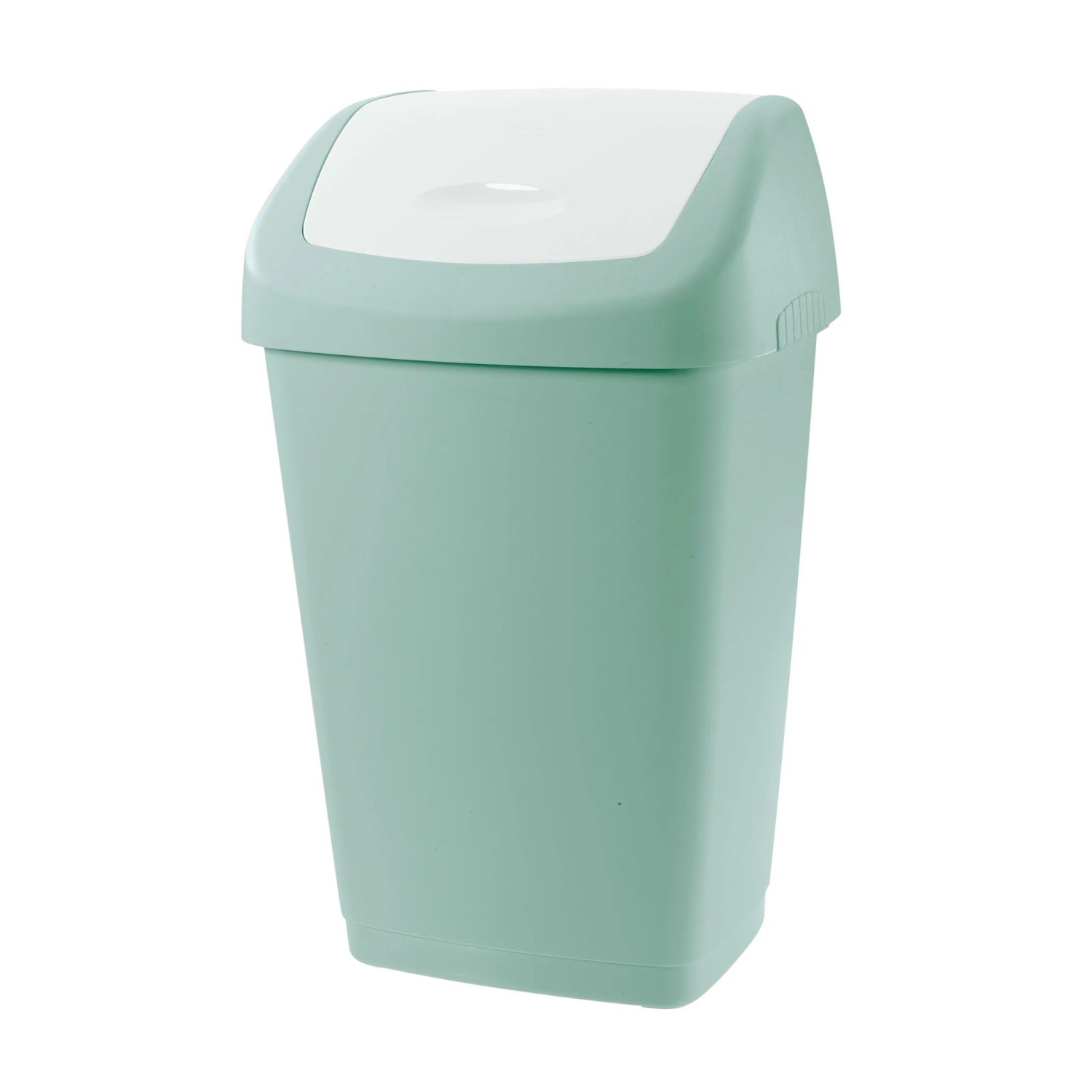 E-shop Tontarelli Odpadkový kôš AURORA Swing Bin zelená/biela, 19 x 23,5 x 39 cm, 9 l