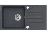 Alveus Granitový drez Galapagos 30, čierna, 77 x 43 cm Alveus Granitový drez Galapagos 30, čierna, 77 x 43 cm