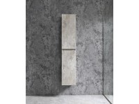 Sanotechnik Závesná vysoká kúpeľňová skrinka Corbo, strieb.dub, 150 x 30 x 30 cm