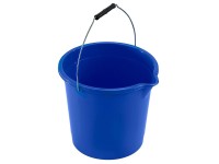 Heidrun Vedierko s výlevkou, plast, modrá, 10 l