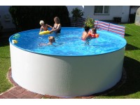 Summer Fun Súprava s bazénom a oceľovým plášťom Malibu, priemer 350 cm x 120 cm