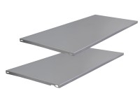 OBI Oceľová polica, strieborná hliník, 800 x 400 x 20 mm