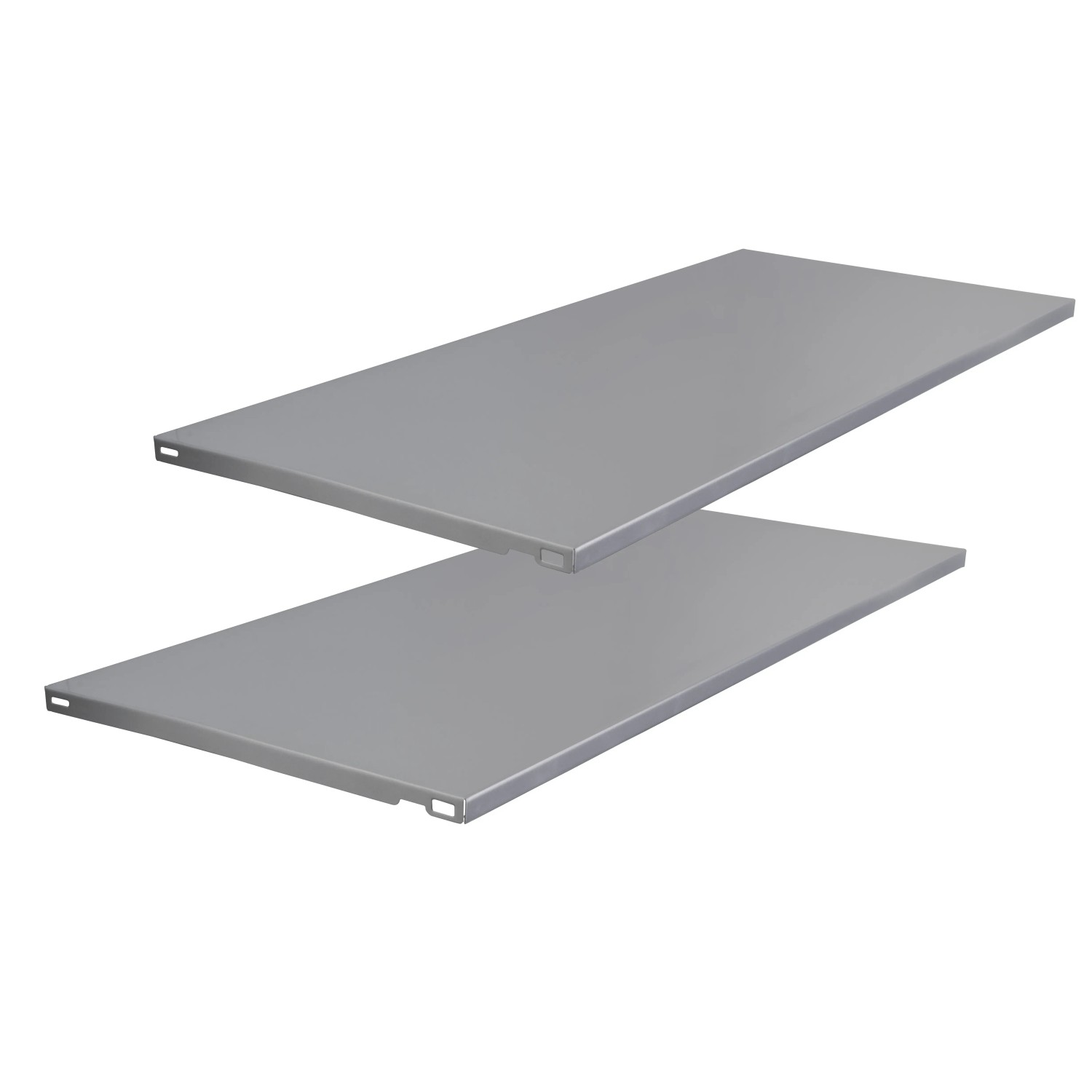 E-shop OBI Oceľová polica, strieborná hliník, 800 x 400 x 20 mm