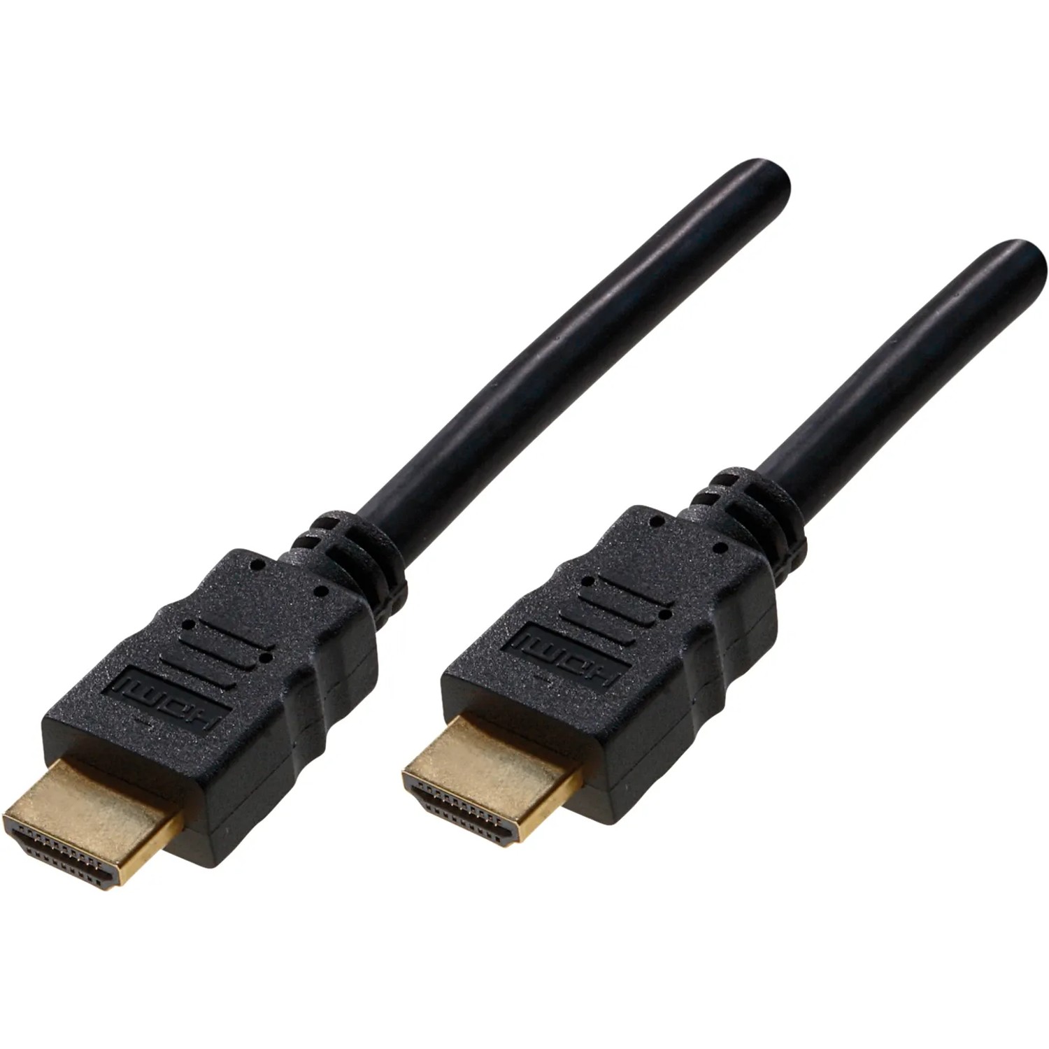 E-shop HDMI pripojovací kábel 0,7 m pozlátený čierny HDMI0070 043