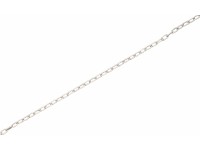 LUX Hodinová reťaz pozinkovaná oceľ-biela farba 1,6 mm - metráž