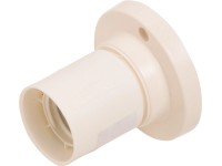 Nástenná a stropná objímka E27 biela