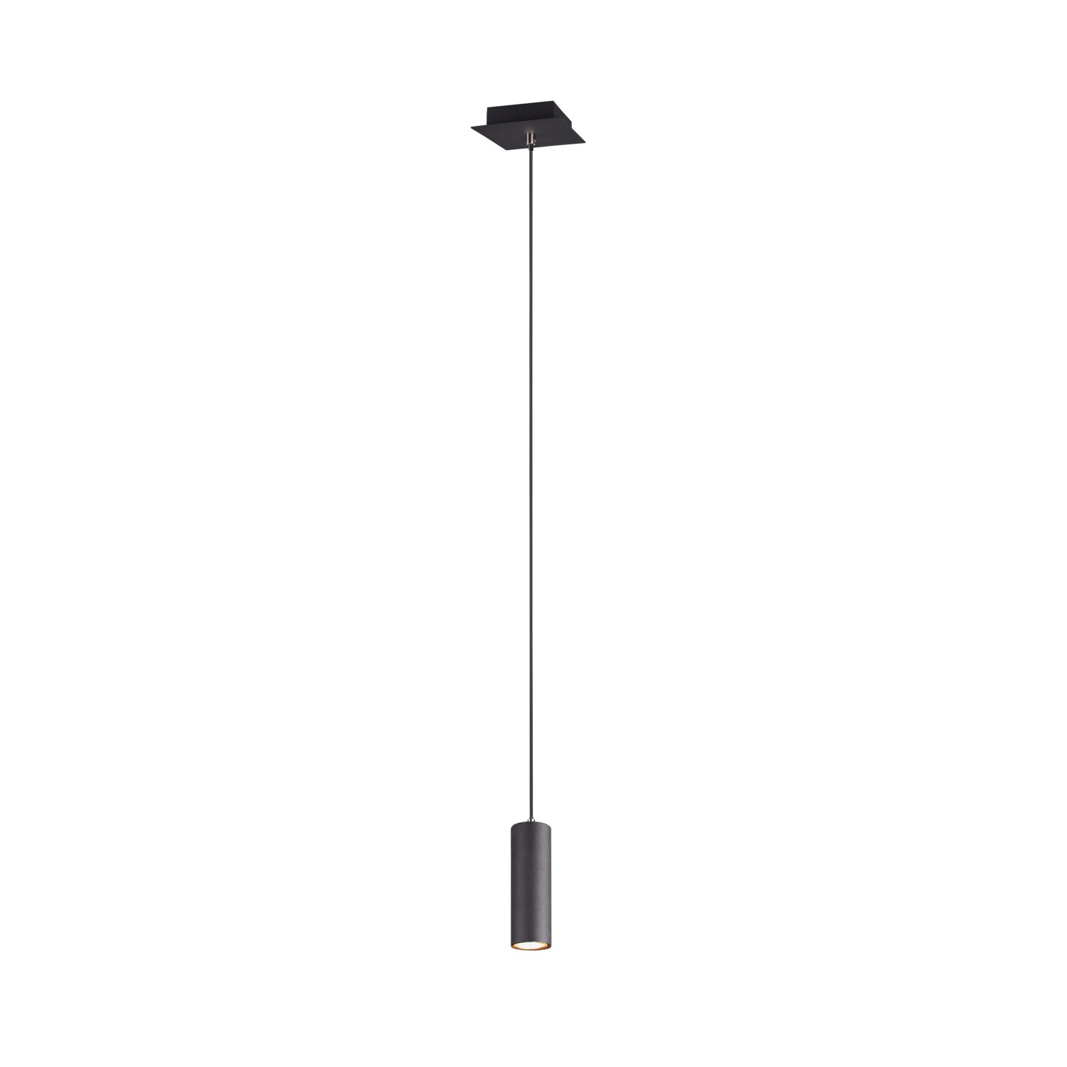 E-shop Trio Závesné svietidlo Marley čierne pr. 12 cm