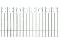 Floraworld Dekoratívny plotový panel, dvojitý, kruh, zelená, 100 x 200 cm Floraworld Dekoratívny plotový panel, dvojitý, kruh, zelená, 100 x 200 cm