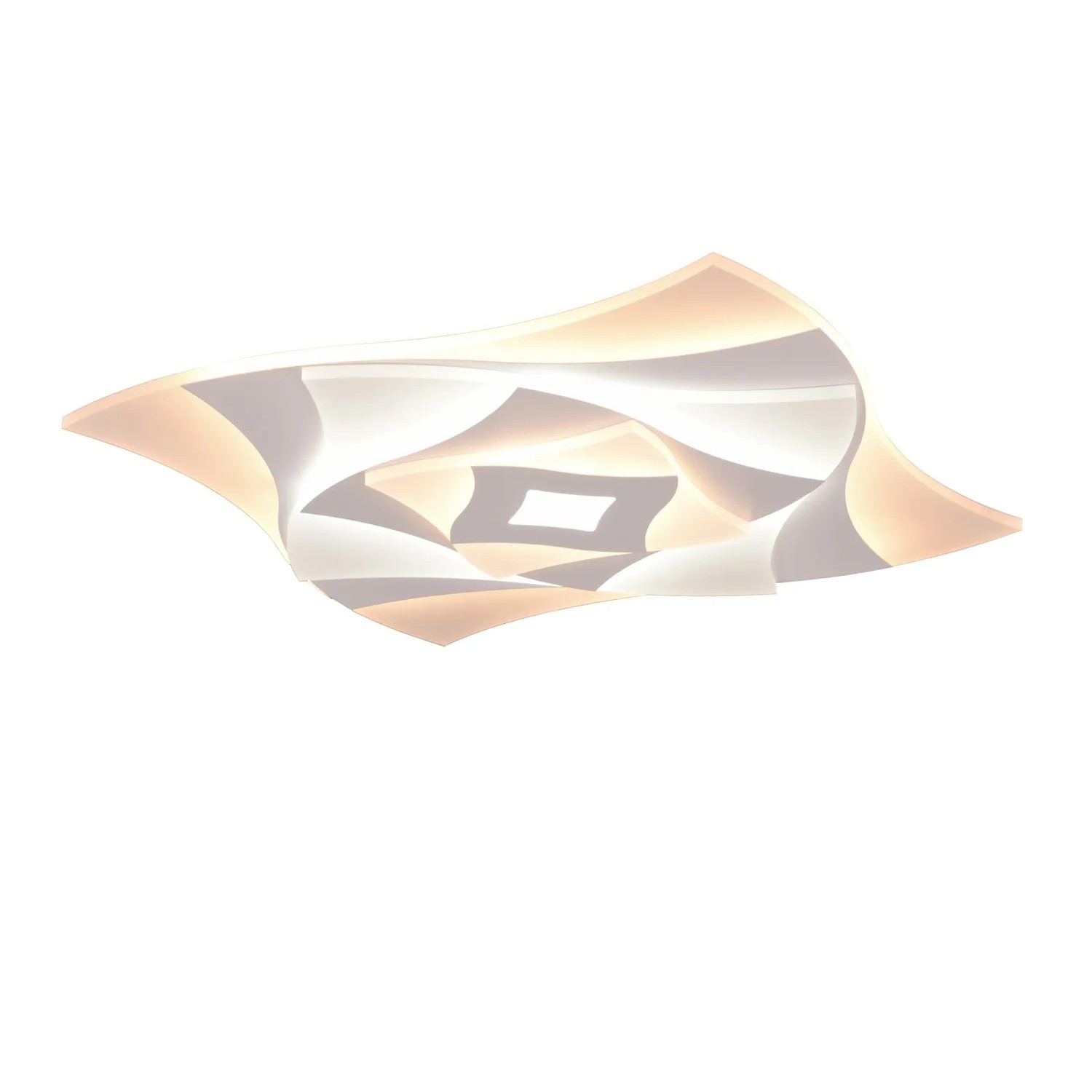 E-shop Trio Stropné LED svietidlo Akita, 56W, 6550lm, 3000-6500K, mat.biela, 48 x 48 cm