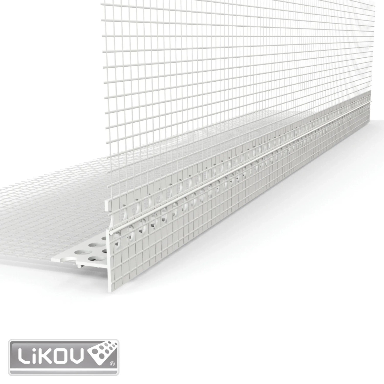 E-shop Likov Lišta s nepriznanou odkvapnicou LTU 100 x 100 x 2500 mm