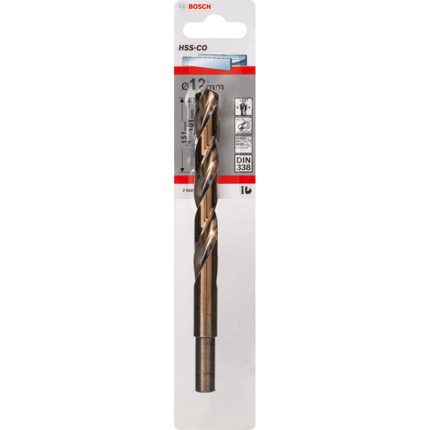 E-shop Bosch Vrták do kovu HSS-Co 12 x 151 mm