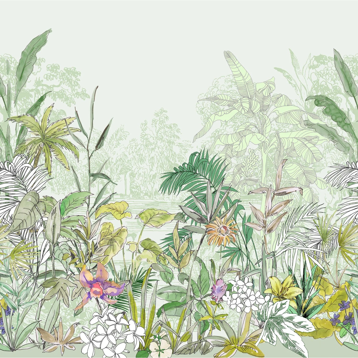 E-shop Komar Vliesová fototapeta Hortus 250 x 250 cm
