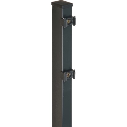 Stĺpik s upínacími doskami 260 cm x 6 cm x 4 cm antracitový