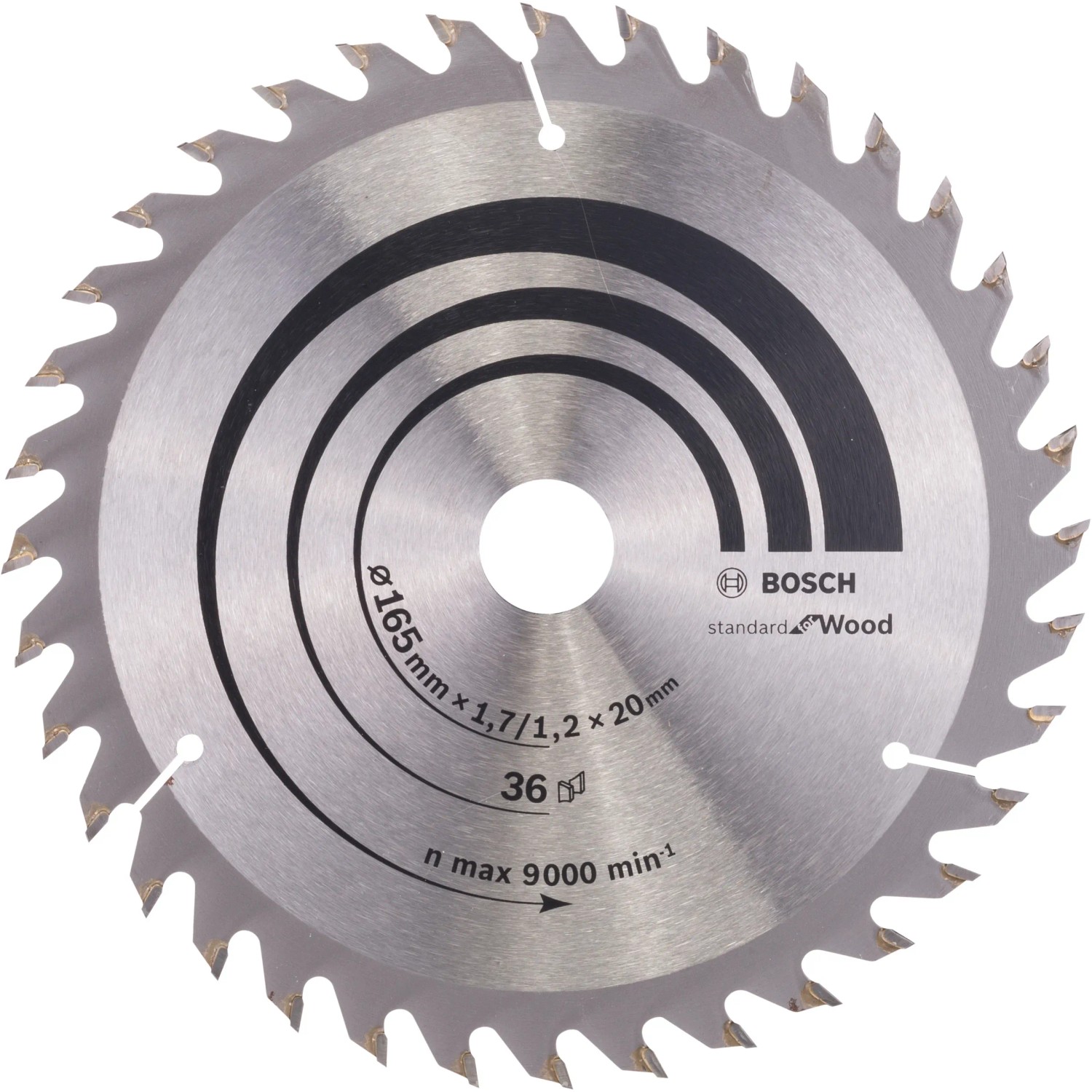E-shop Bosch Pílový rezný kotúč Standard for Wood, pr. 165 x 20 mm