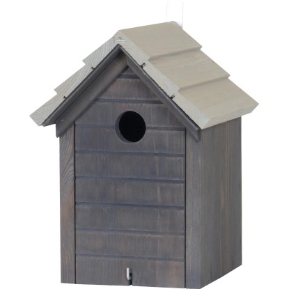 Vtáčia búdka so strieškou FSC® antracitová/svetlosivá