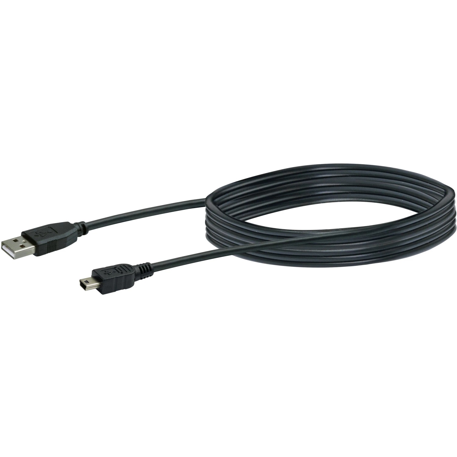 E-shop Schwaiger USB 2.0 pripojovací kábel čierny 1 m