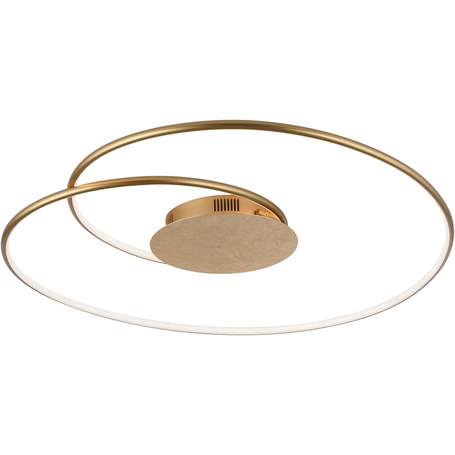E-shop Paul Neuhaus LED stropné svietidlo NASTRO zlaté pr. 70 cm