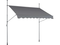 CMI Markíza ručná antracitová 250 x 150 cm