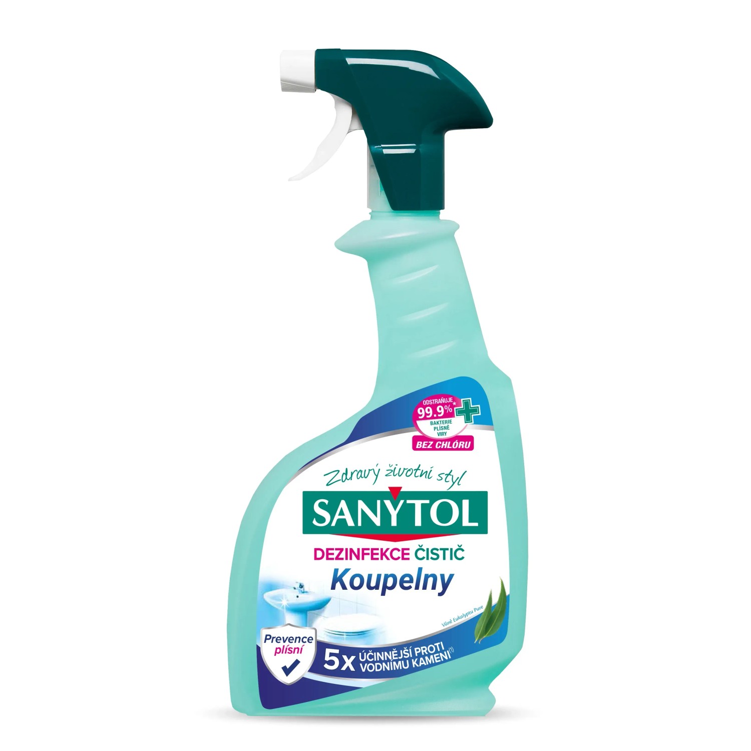E-shop Sanytol Duopack čističe KÚPEĽNE + KUCHYŇA, 2x500 ml