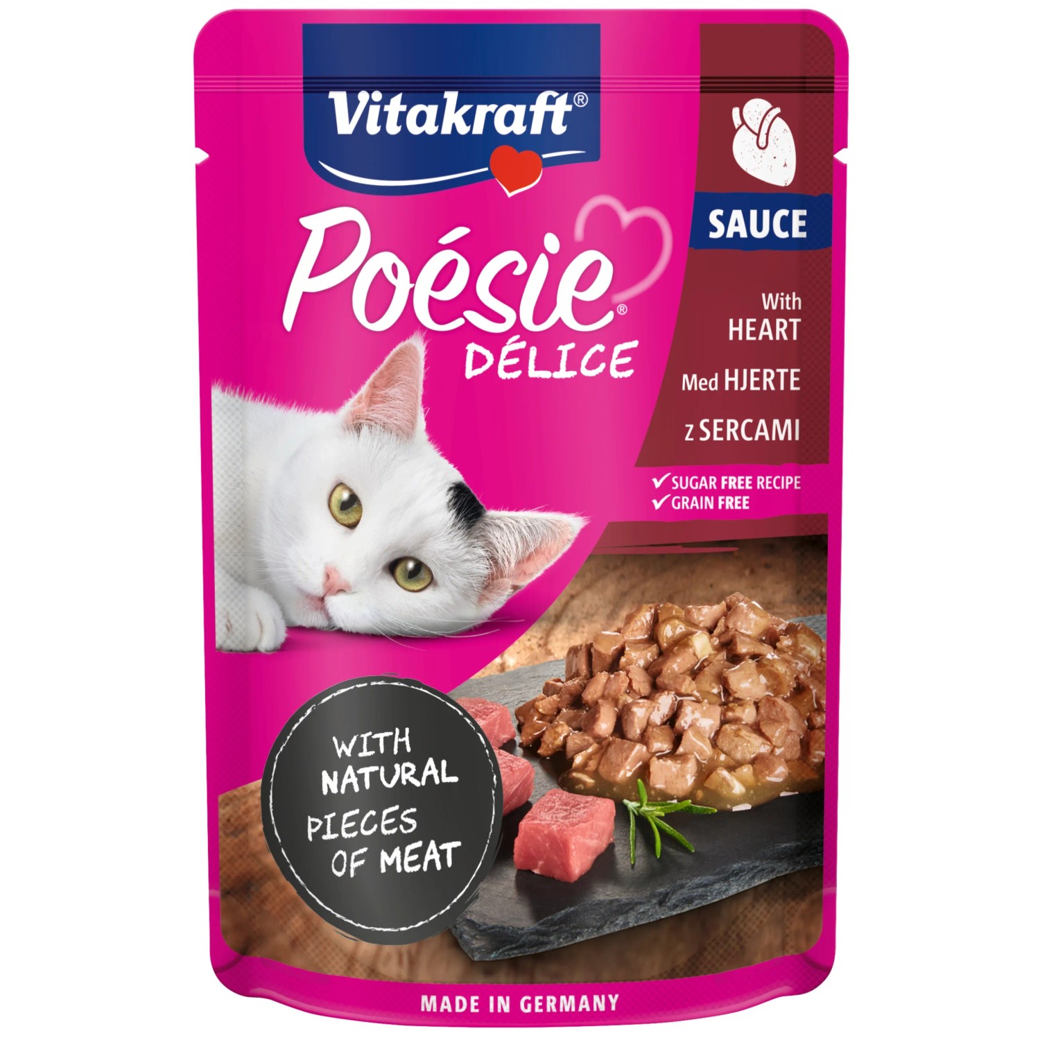 E-shop Vitakraft Kapsičky pre mačky Poésie Délice so srdcom 1 x 85 g