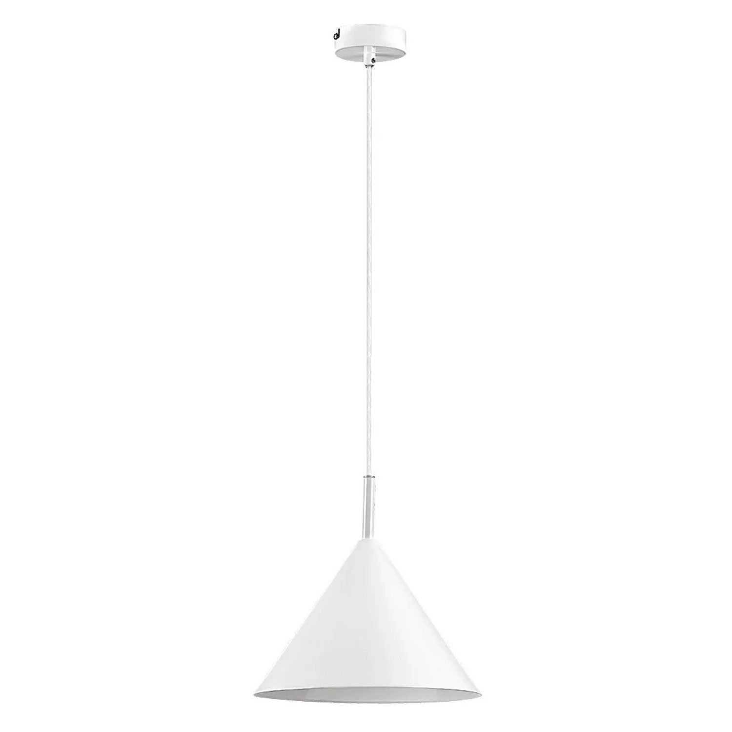 E-shop Rabalux Závesný luster Jarod, biela, pr. 25 x 130 cm