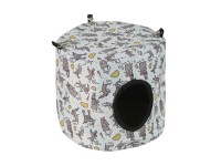 Fenica Závesný domček pre hlodavce, myška, 15 x 15 cm