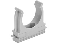 LUX Príchytka pre rúrky EUCSB32/100, EN32, sivá, 100 ks