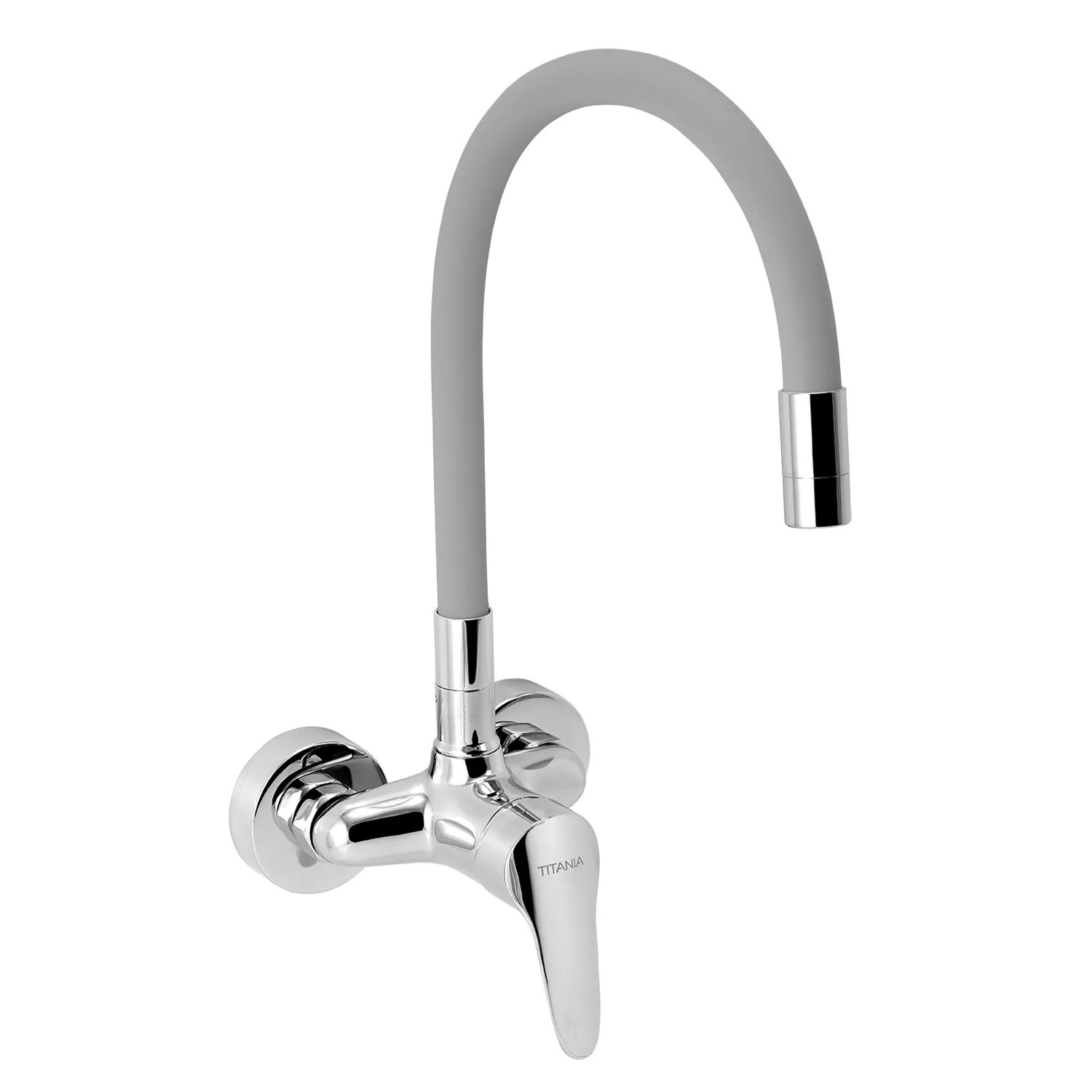 E-shop Titania Drezová batéria 94484,0S s flexi ramenom, striebrosivá, rozstup 100 mm