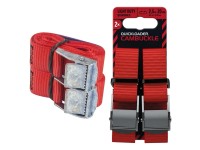 Quickloader Popruh so sponou Cambuckle 300 kg, 2,5 m x 20 mm, 2 ks