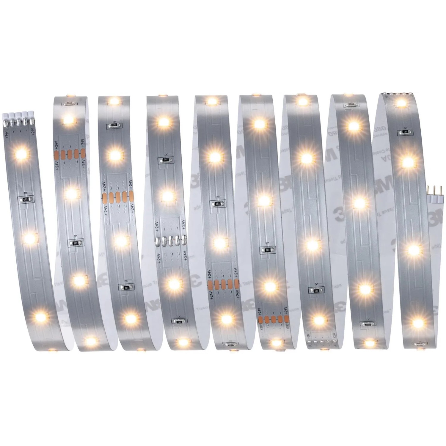 E-shop Paulmann MaxLED 250 pásik teplá biela 2700K, IP20, 10W 230/24V, strieborná, 2,5