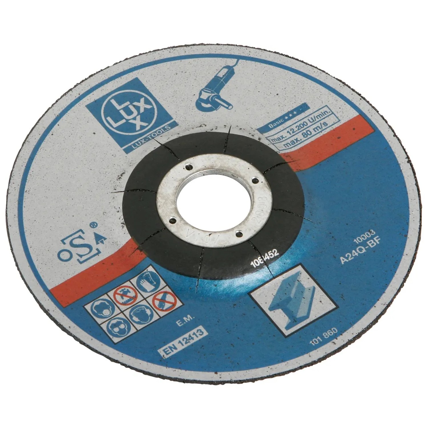 E-shop LUX-TOOLS Rezný kotúč na kov vydutý pr. 115 x 3,0 x 22,23 mm, 5 ks