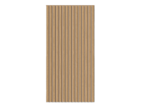 Denpanels Akustický panel WOOD dub hnedá MDF béžová plsť 120 x 60 x 1,9 cm