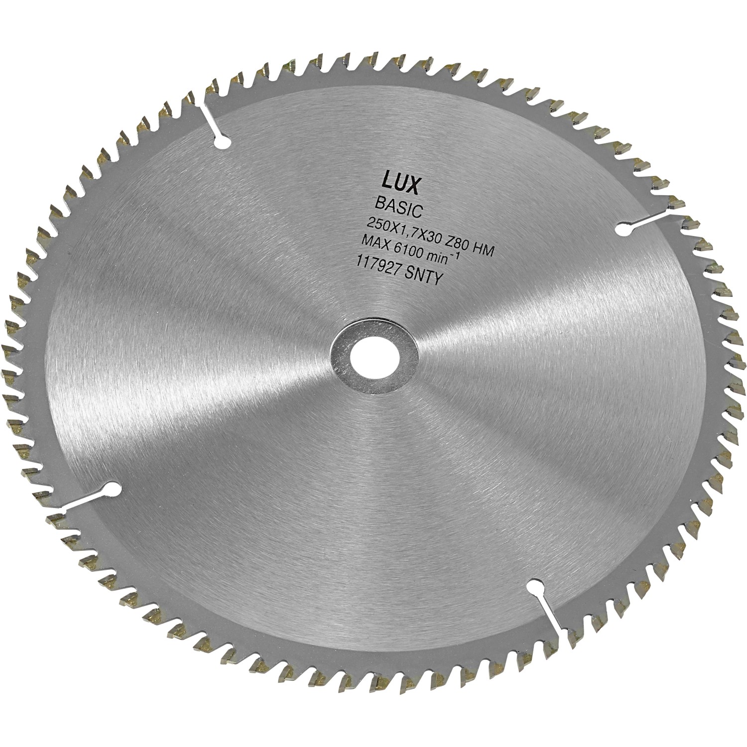 E-shop LUX-TOOLS List kotúčovej píly zo spekaného karbidu na drevo priemer 250 mm, 80 z