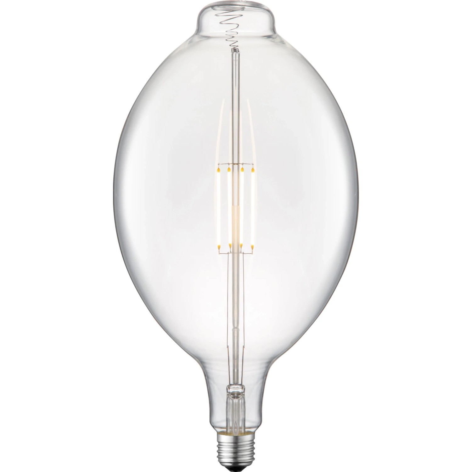E-shop Just Light. Filam. LED žiarovka E27, 420lm, 2700K, 4W, číre sklo, pr. 18 cm
