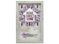 Bondecor Doska na kľúče, Levanduľa, plastová, 20 x 30 cm