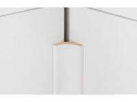 Profilová lišta Uni, biela, 22 x 22 x 2 600 mm