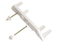 OBI Upevňovacia lišta na WC dosku biela