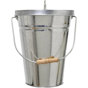 Viacúčelové vedro Firefix, pozinkované, s vekom a rukoväťou, objem cca 15 litrov.