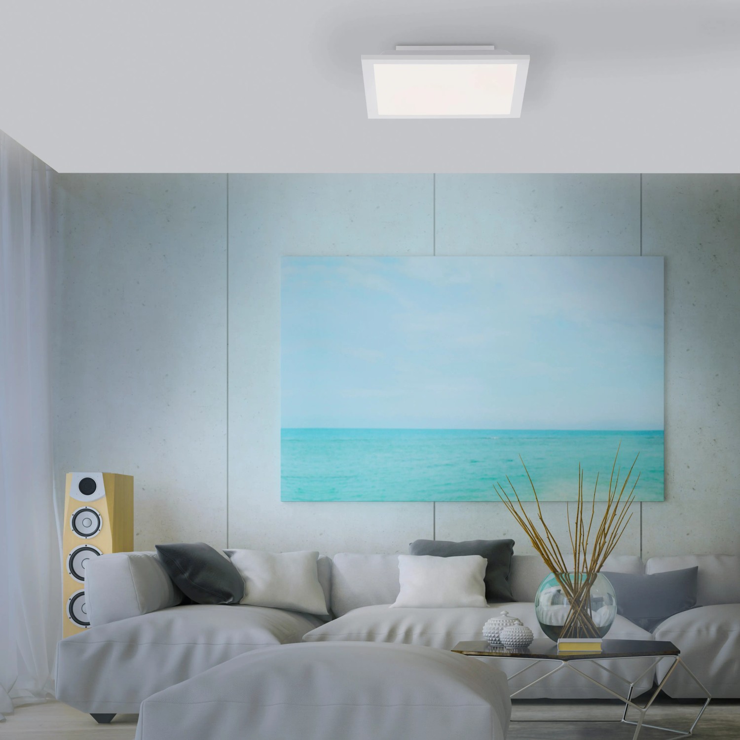 E-shop Just Light. Stropné LED sviet. Fleet s det. poh., 18W, 4000K, 29,5 x 29,5 cm