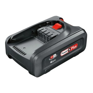 Kompaktný akumulátor Bosch PBA 18V 4.0Ah Power Plus čierno-červený, pre náradie Home & Garden.