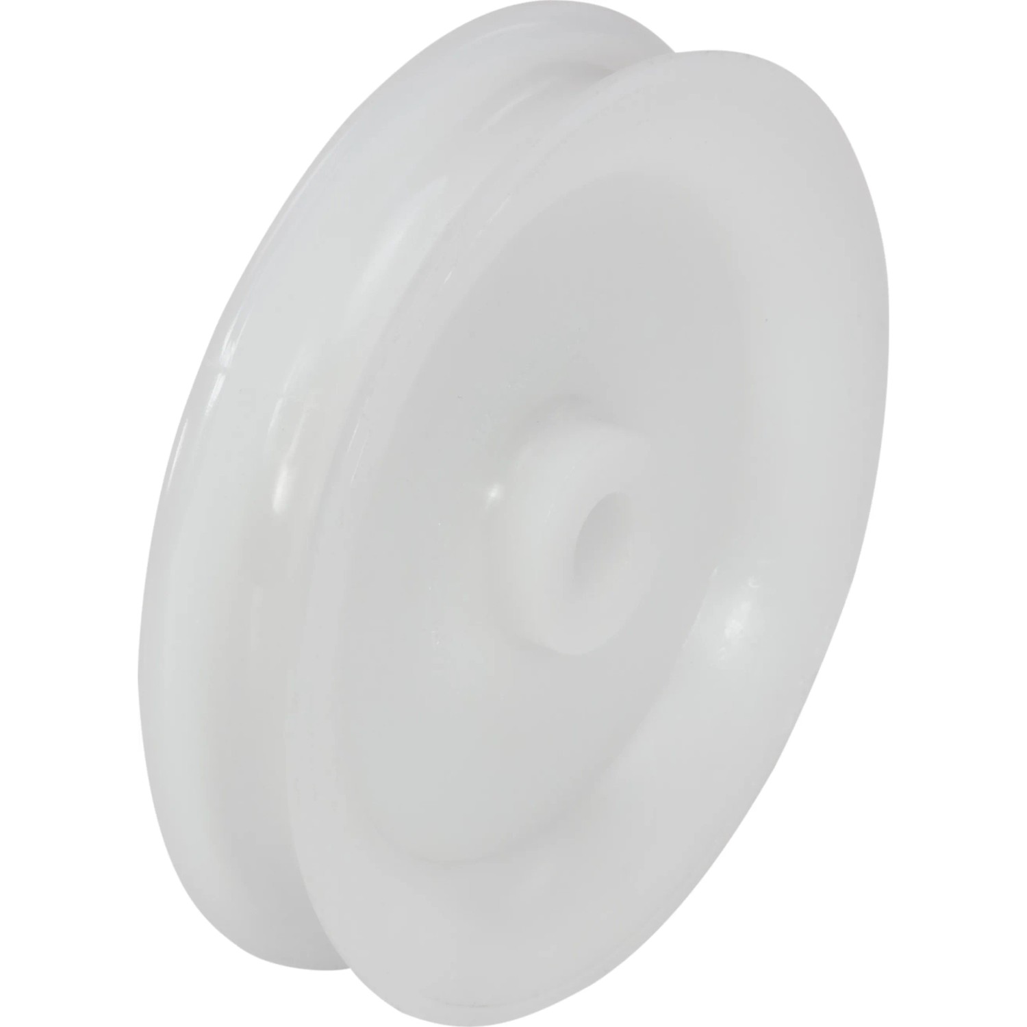 E-shop LUX-TOOLS Lanová kladka s klzným ložiskom plastová biela, pr. 60 mm