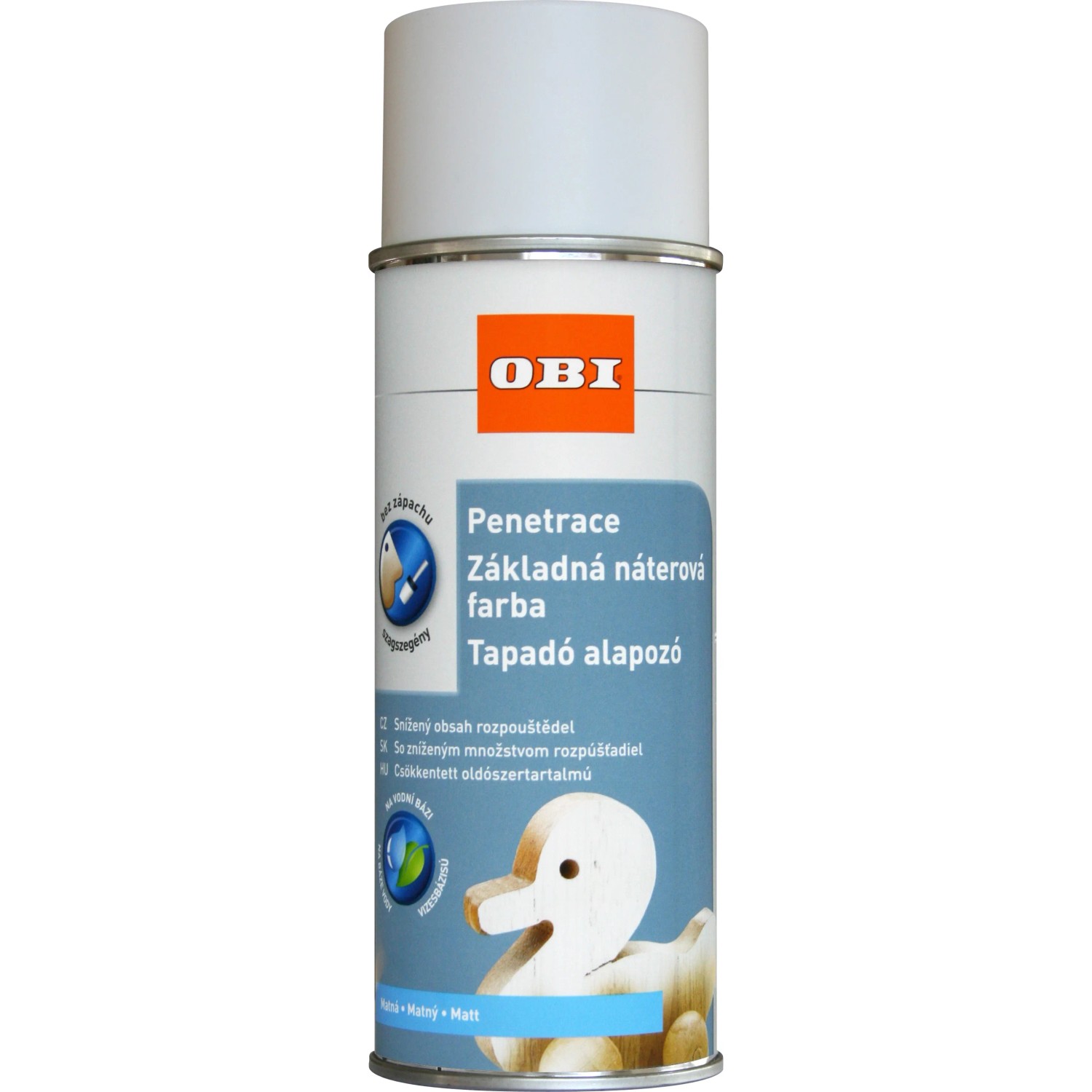 E-shop OBI Sprej základový na báze vody biely 400 ml