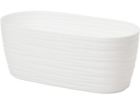 Kvetináč Sahara 10,6 cm x 12,6 cm x 26,7 cm biely