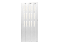 HOPA Plastové zhrňovacie dvere Dora presklené biele 74 x 200 cm HOPA Plastové zhrňovacie dvere Dora presklené biele 74 x 200 cm