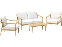 Zostava záhradného nábytku Lakewood, akáciové drevo, 4dielna Zostava záhradného nábytku Lakewood, akáciové drevo, 4dielna