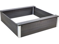 Pieskovisko z WPC, sivá, 110 x 110 x 32 cm Pieskovisko z WPC, sivá, 110 x 110 x 32 cm