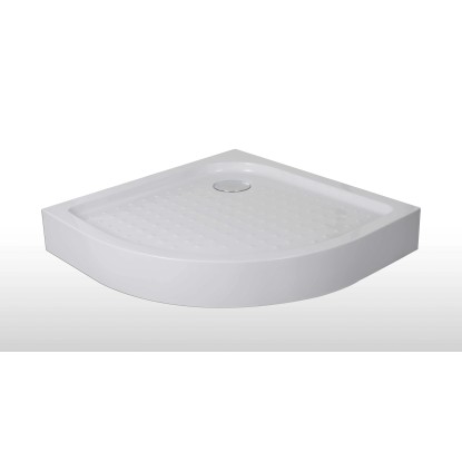 Sanotechnik Sprchová vanička s krytom T80W, štvrťkruh, 80 x 80 x 12,5 cm