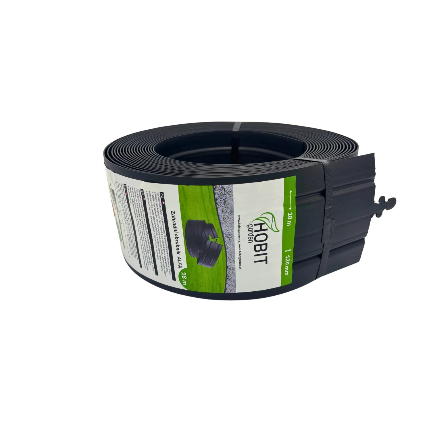 E-shop HOBIT garden Záhradný obrubník ALFA 12 cm x 18 m